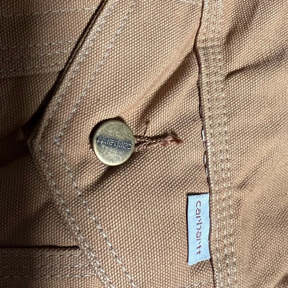 Carhartt Vintage 80s Blanket Lined Firm Duck Jean Trucker Jacket Size 38T 6BWJPT - Picture 6 of 12